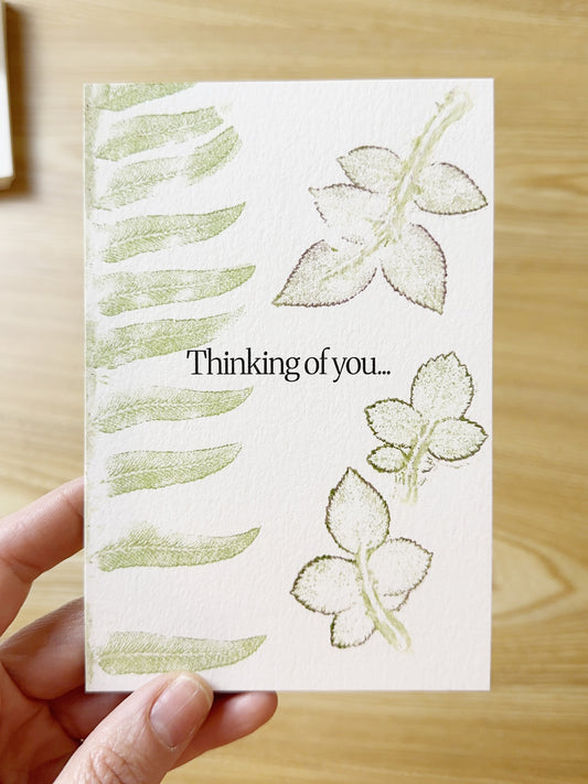Thinking of you... finished card example