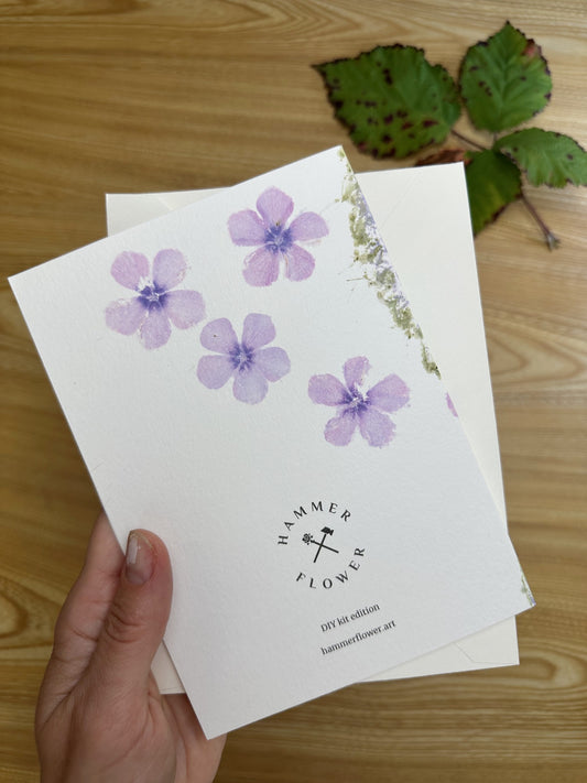 Happy Holidays. Coleus and phlox. Watercolor paper — photo 2