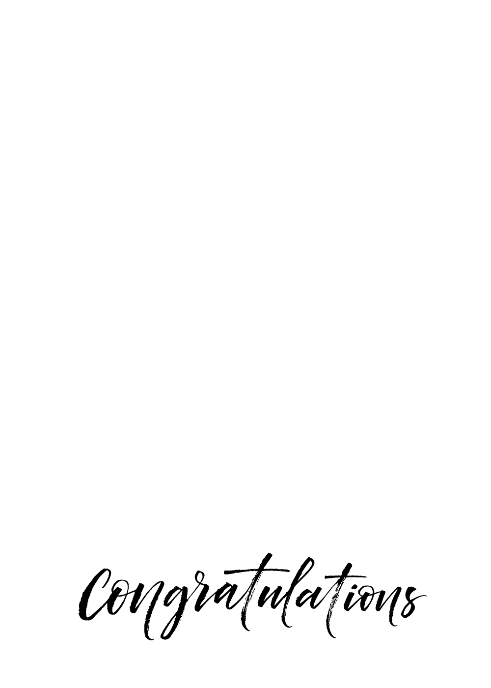Congratulations