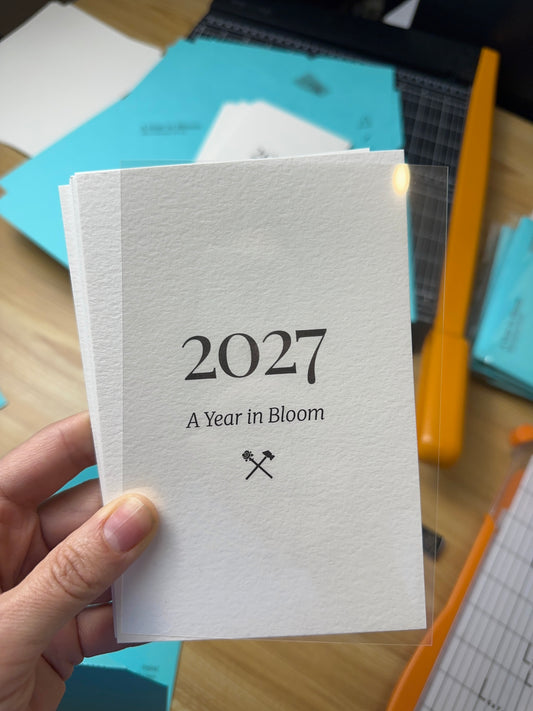 A Year in Bloom: Mini Watercolor Calendar
