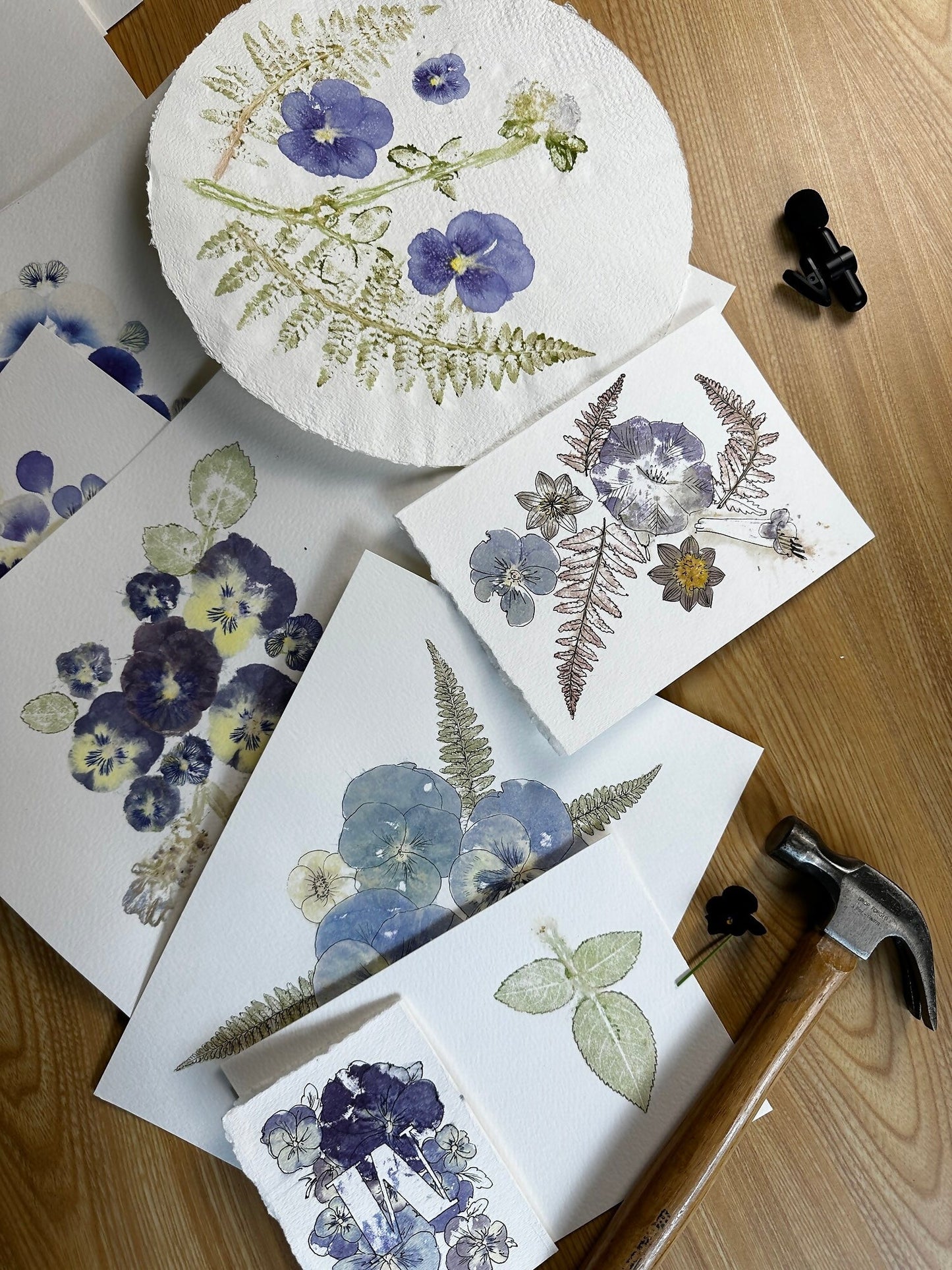 Flower Hammering for Beginners
