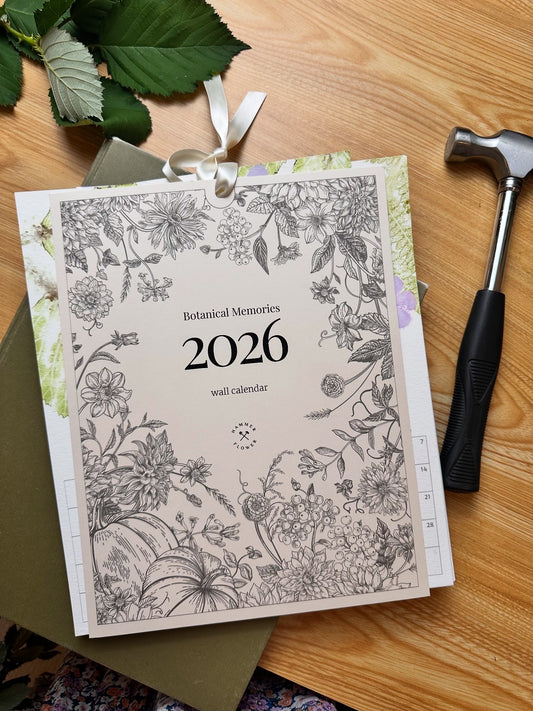Botanical Memories – Wall Calendar DIY kit