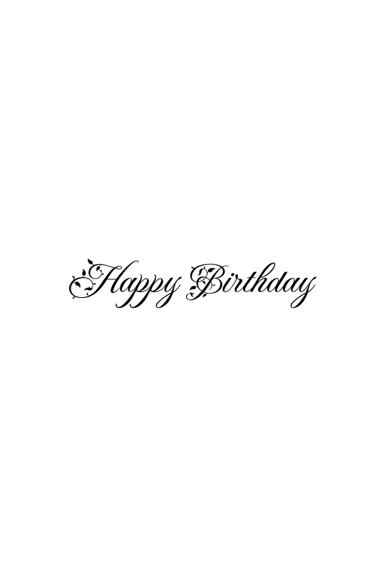 Happy Birthday (leafy)