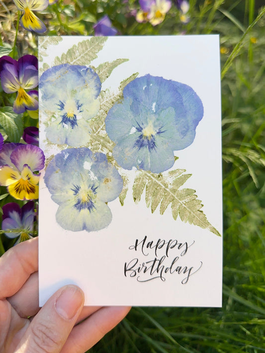 Happy Birthday finished card example