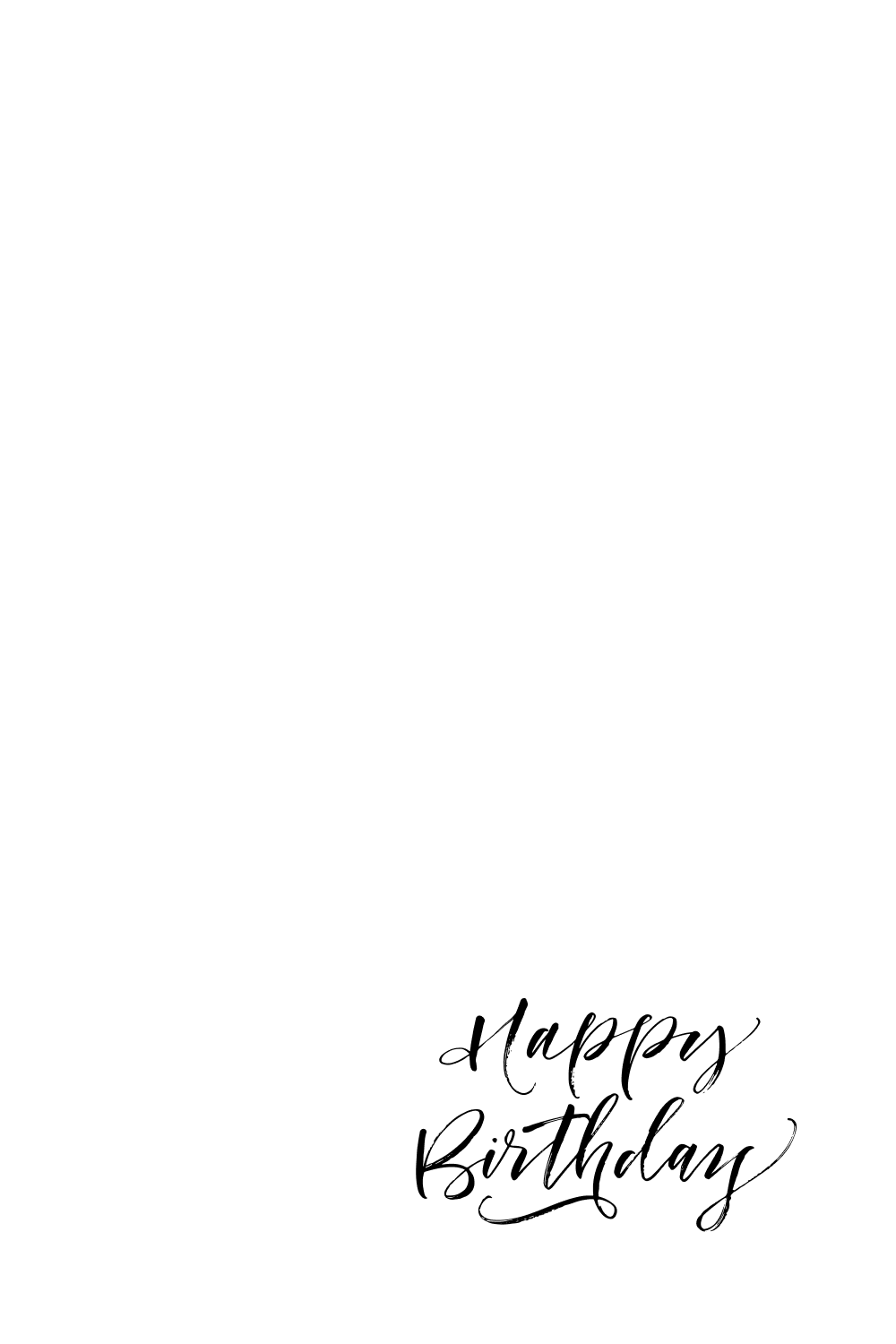 Happy Birthday