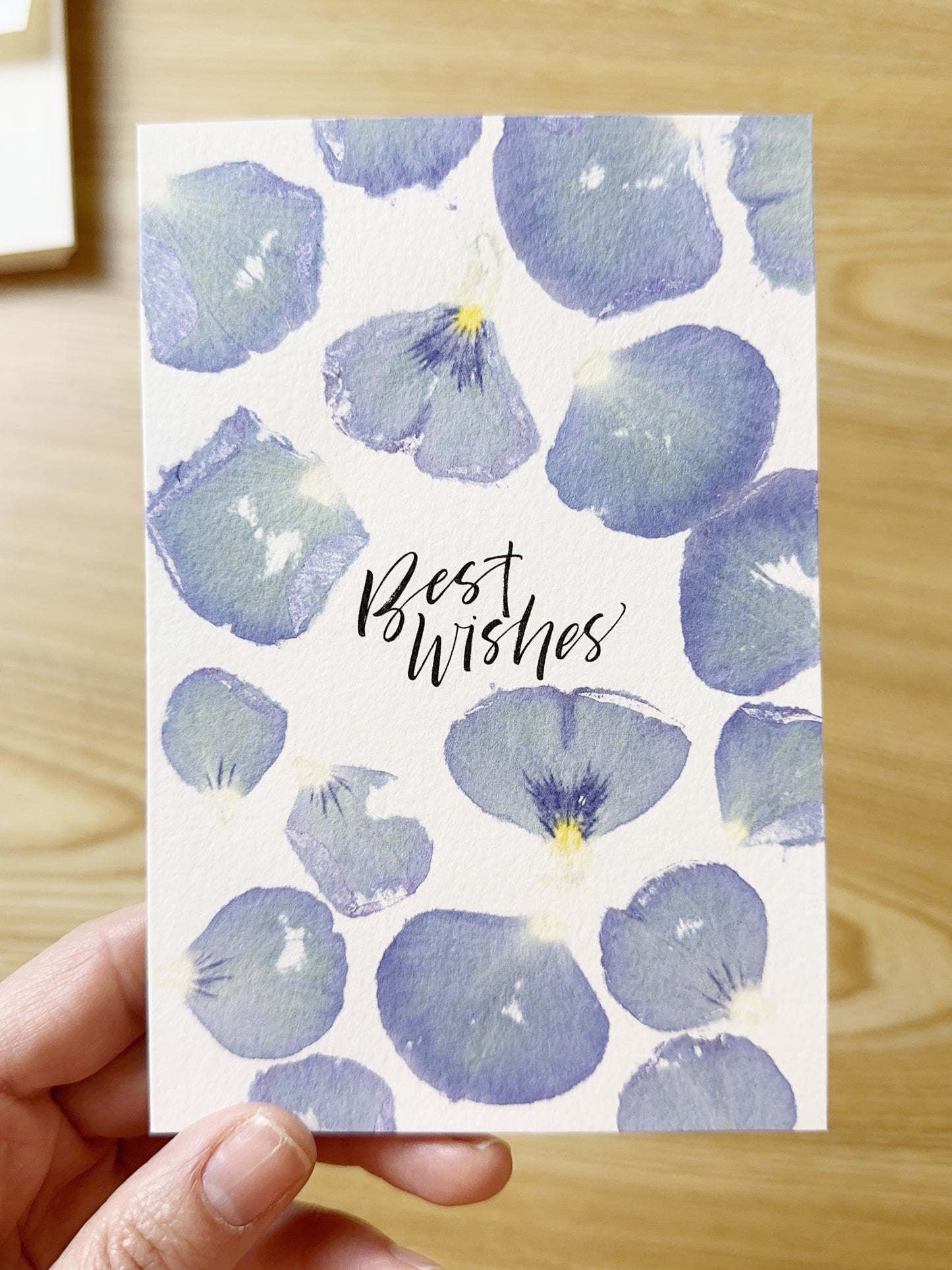 Best Wishes finished card example