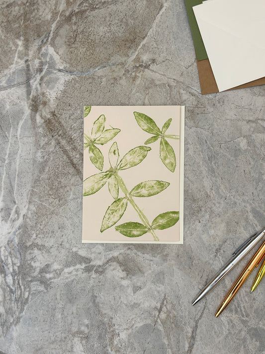 Original Botanical Greeting Card