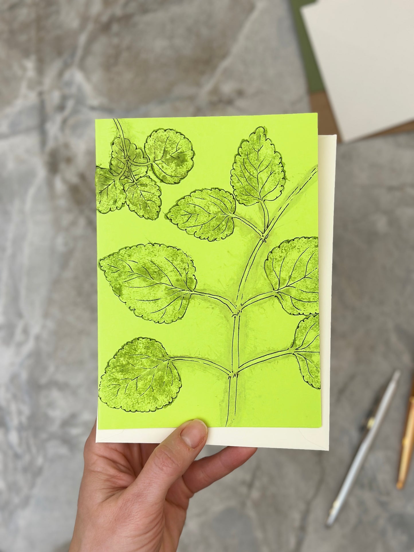 Original Botanical Greeting Card