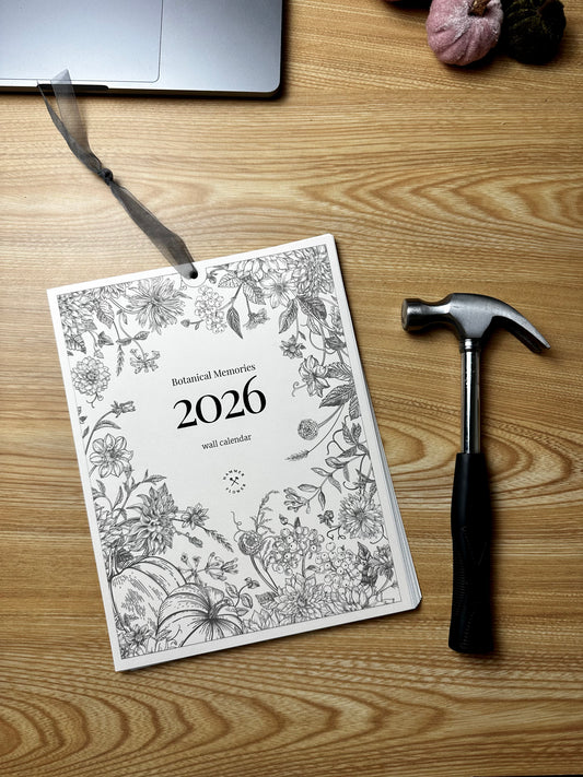 Botanical Memories – Wall Calendar DIY kit