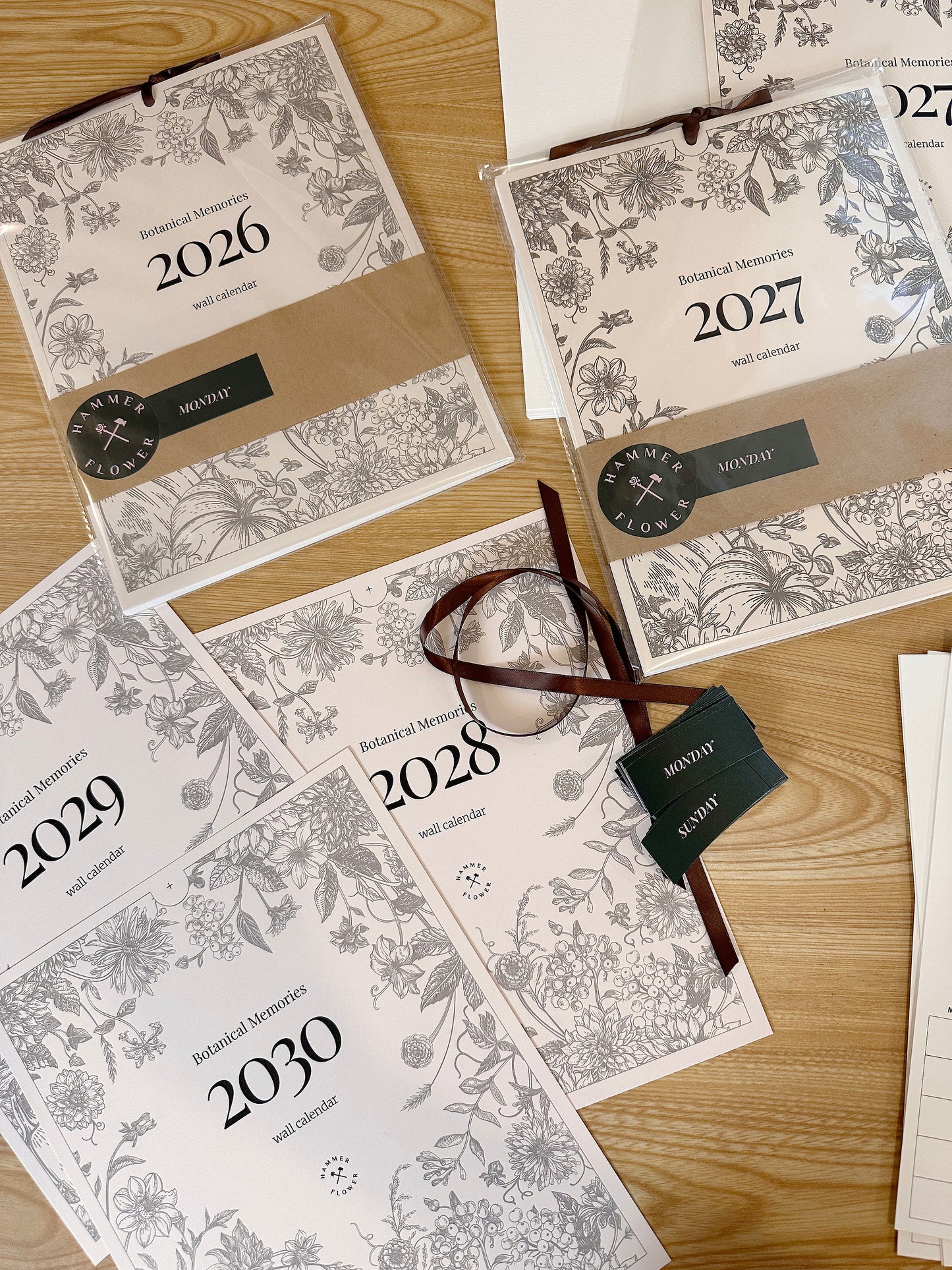 Botanical Memories – Wall Calendar DIY Kit