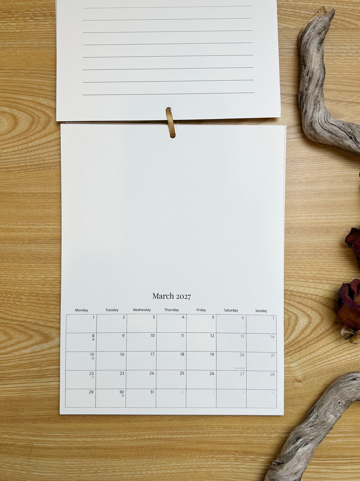 Botanical Memories – Watercolor Paper Wall Calendar