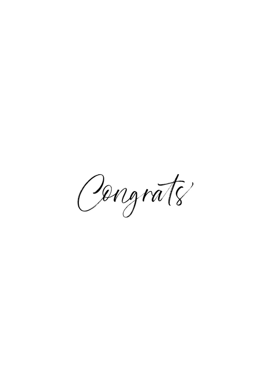 Congrats'
