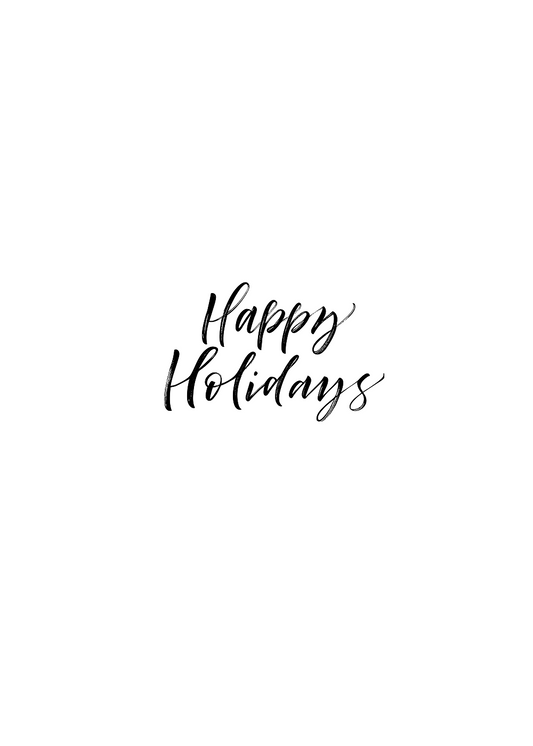 Happy Holidays