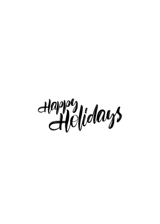 Happy Holidays (bold)