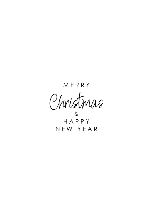 Merry Christmas & Happy New Year